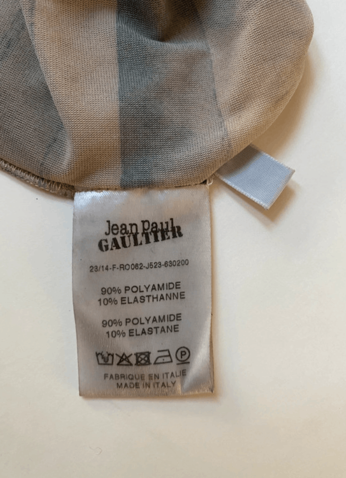 Jean Paul Gaultier × Vintage Jean Paul Gaultier Mesh Dress Graphic Print Bondage Vintage Size S / US 4 / IT 40 - 5 Thumbnail