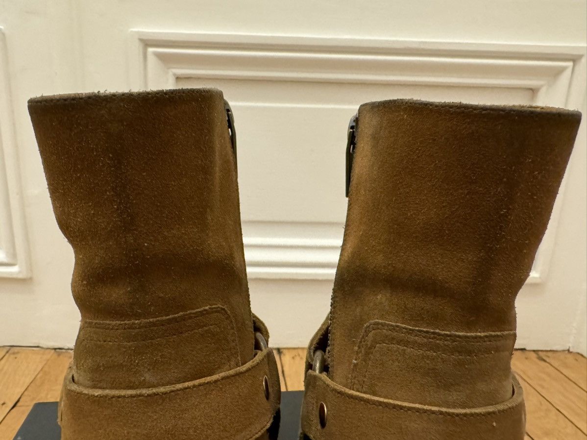 Hedi Slimane × Saint Laurent Paris Saint Laurent Wyatt Harness Boots in Ochre Size US 8.5 / EU 41-42 - 3 Thumbnail