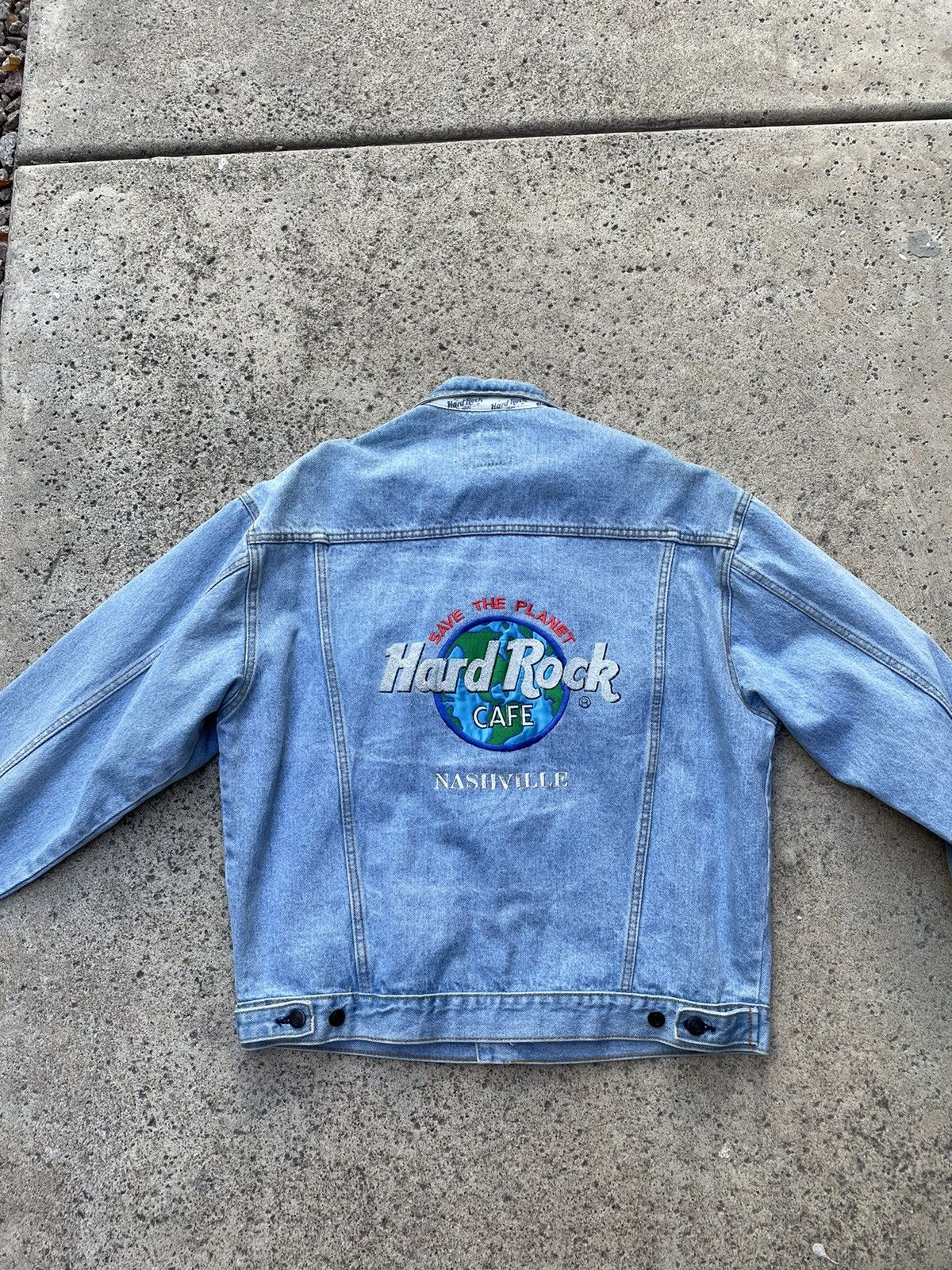 Hard Rock Cafe Hard Rock Cafe denim jacket Nashville Size US L / EU 52-54 / 3 - 6 Thumbnail
