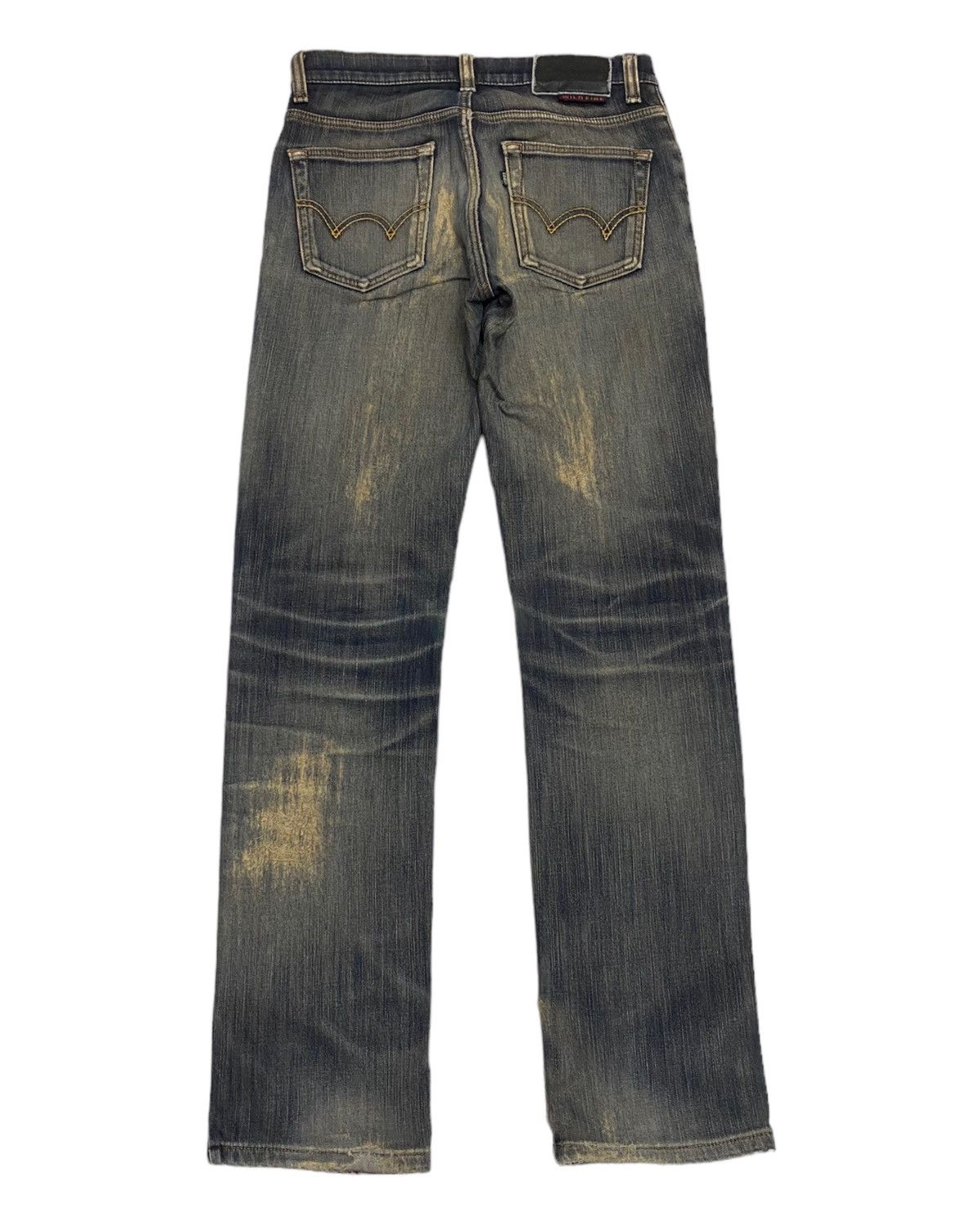 14th Addiction 🔥EDWIN WILD FIRE THRASHED DISTRESSED DENIM JEANS Size US 29 - 2 Thumbnail