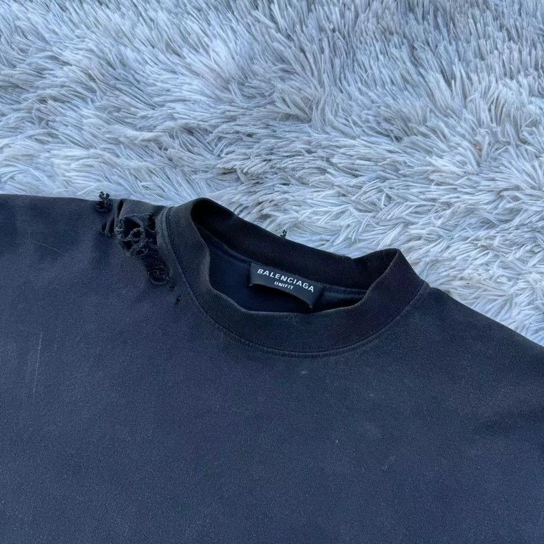 Balenciaga Balenciaga 3 B sports destruction short sleeve 2504-Nextarr Size US S / EU 44-46 / 1 - 2 Thumbnail
