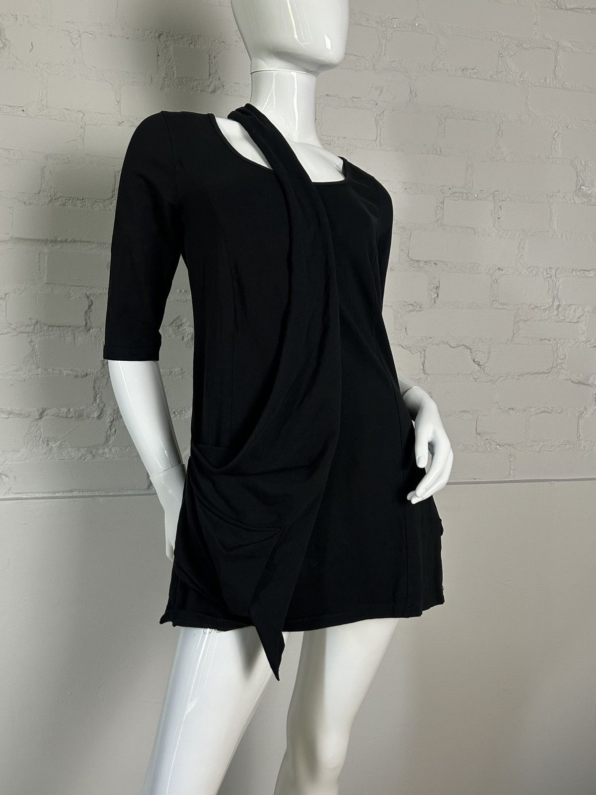 Vintage Avant-garde cotton tunic dress Size S / US 4 / IT 40 - 3 Thumbnail