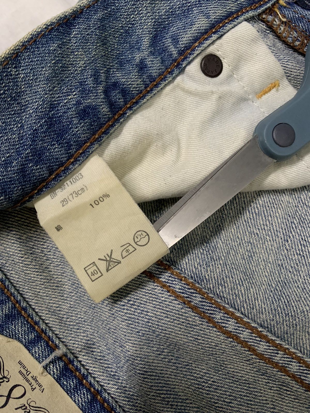 Vintage Japanese Brand Mud Wash Distressed Grunge Jeans
