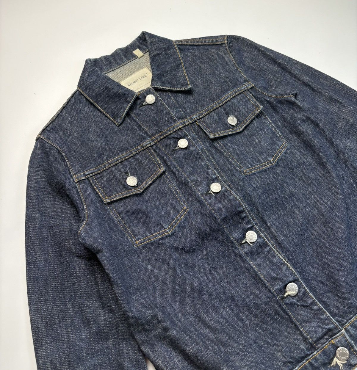 Helmut Lang Vintage 1999 Denim Jacket Size XS / US 0-2 / IT 36-38 - 3 Thumbnail