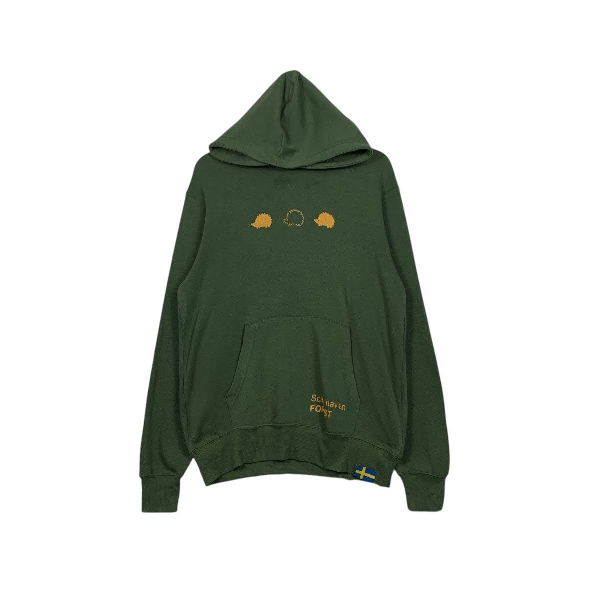 Japanese Brand SCANDINAVIAN FOREST Hedgehog Pullover Hoodies #1617-C72 Size US L / EU 52-54 / 3 - 1 Thumbnail