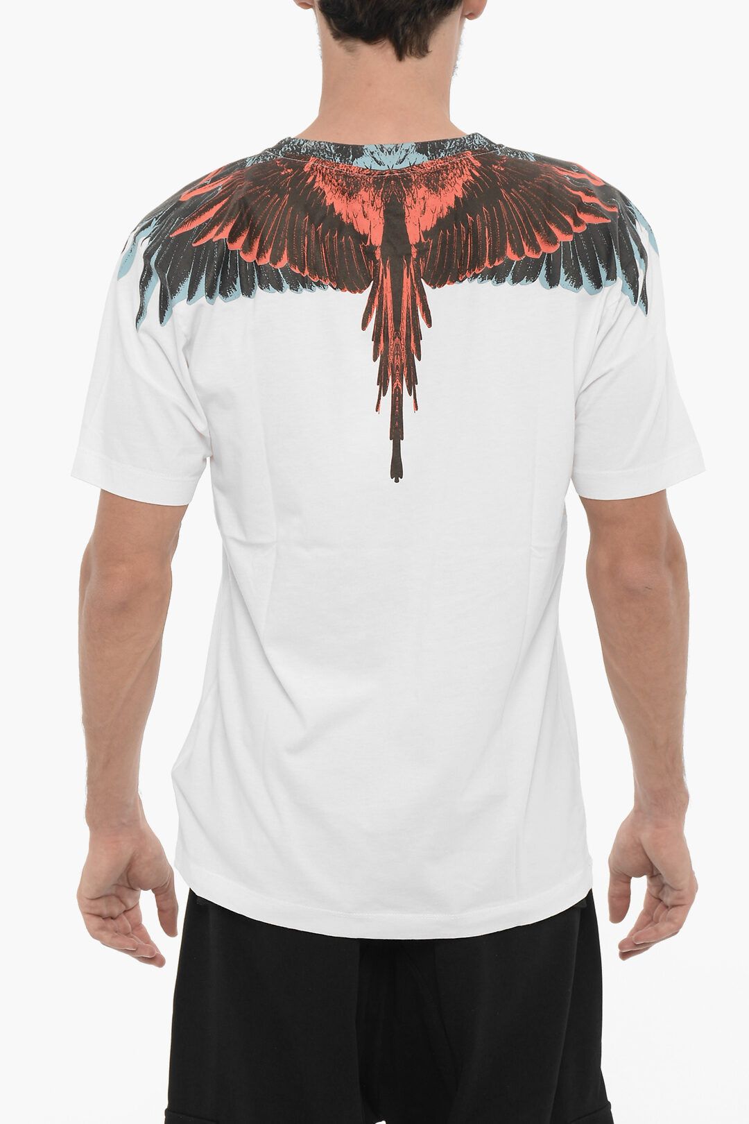 Marcelo Burlon og1mm0824 Crewneck T-Shirt in White Size US XXS / EU 40 - 2 Thumbnail