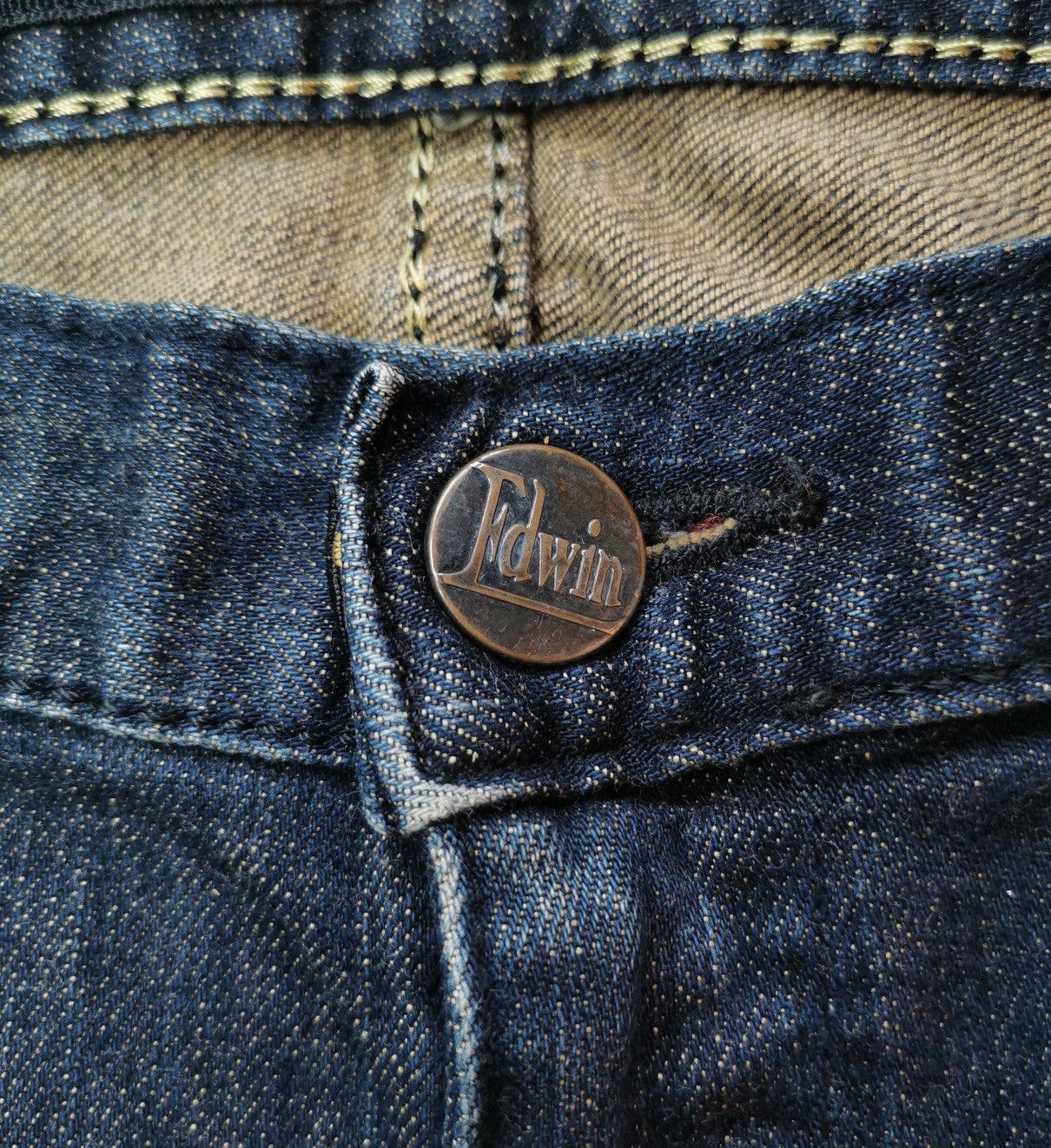 Edwin × Japanese Brand × Vintage Edwin EXV 3/4 Jeans (LG56) Size US 32 / EU 48 - 7 Thumbnail