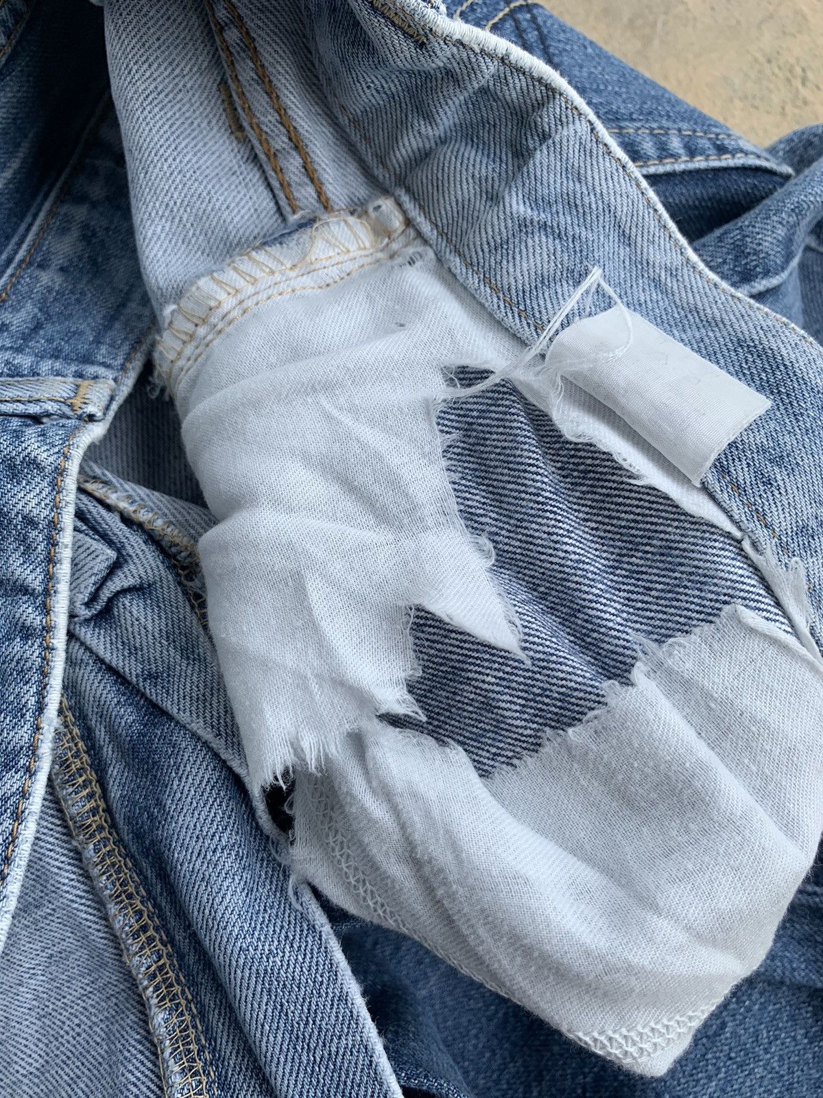 Japanese Brand × Vintage GO GETTER SELVEDGE DISTRESSED DENIM Size US 31 - 9 Thumbnail
