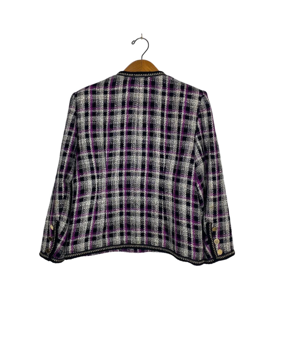 Givenchy Rare‼️ Vintage Givenchy Life Tweed Wool Jacket Size M / US 6-8 / IT 42-44 - 5 Thumbnail