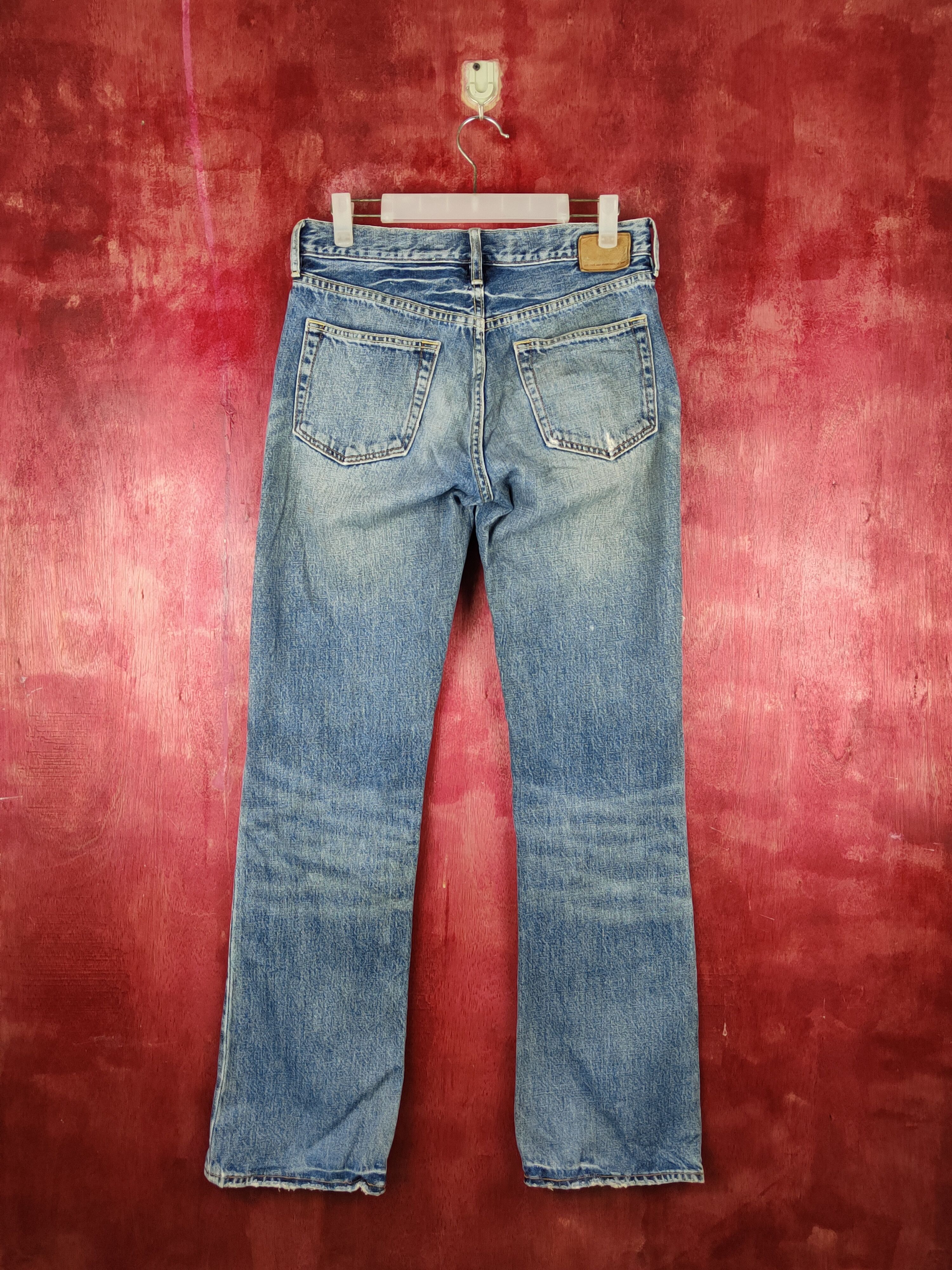 Gap Gap Blue slim boot fit Faded Distressed jeans Denim #S1529 Size 30" / US 8 / IT 44 - 8 Thumbnail