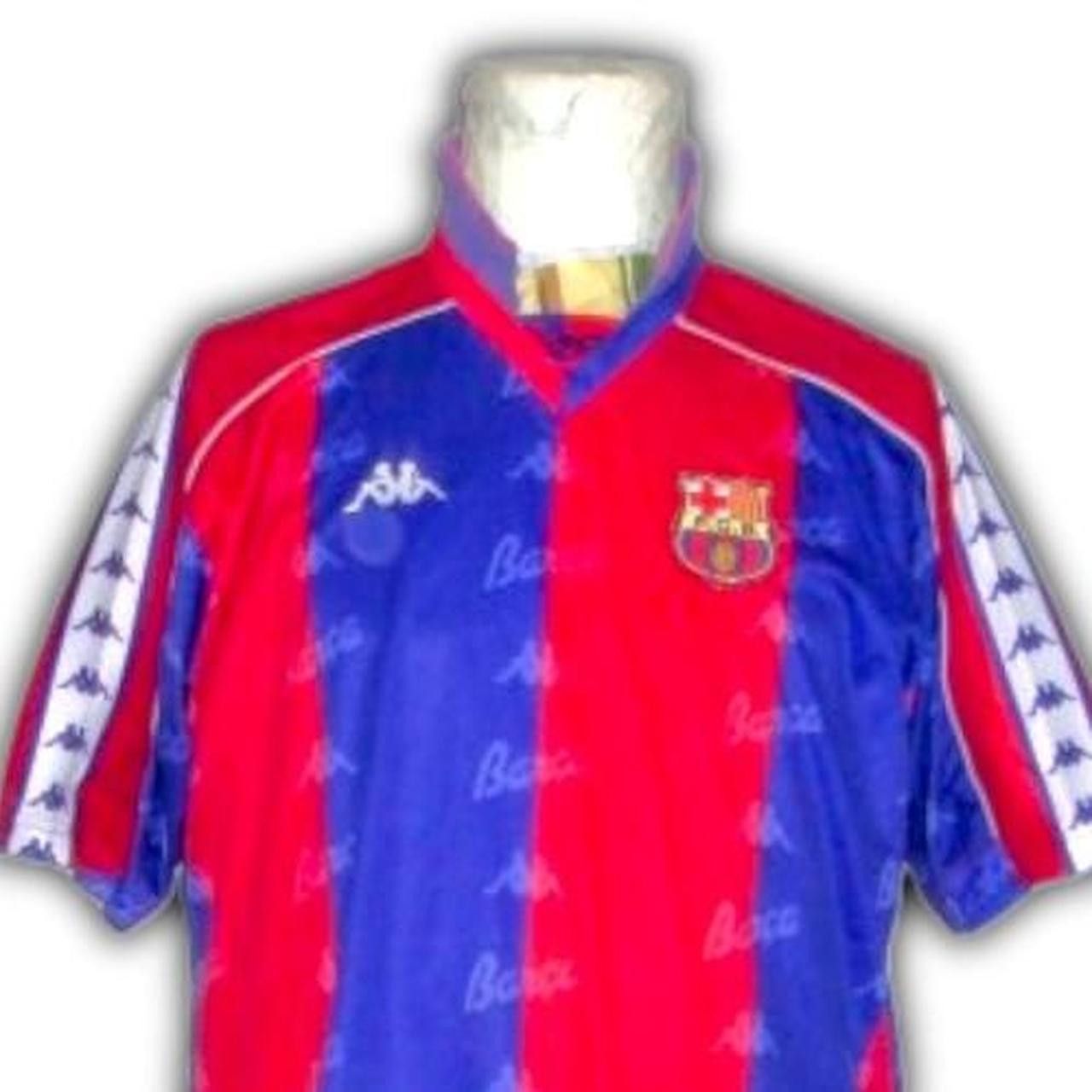 Kappa Fc Barcelona Spain 1992 1993 1994 1995 Shirt Jersey fcb Size US XL / EU 56 / 4 - 2 Thumbnail