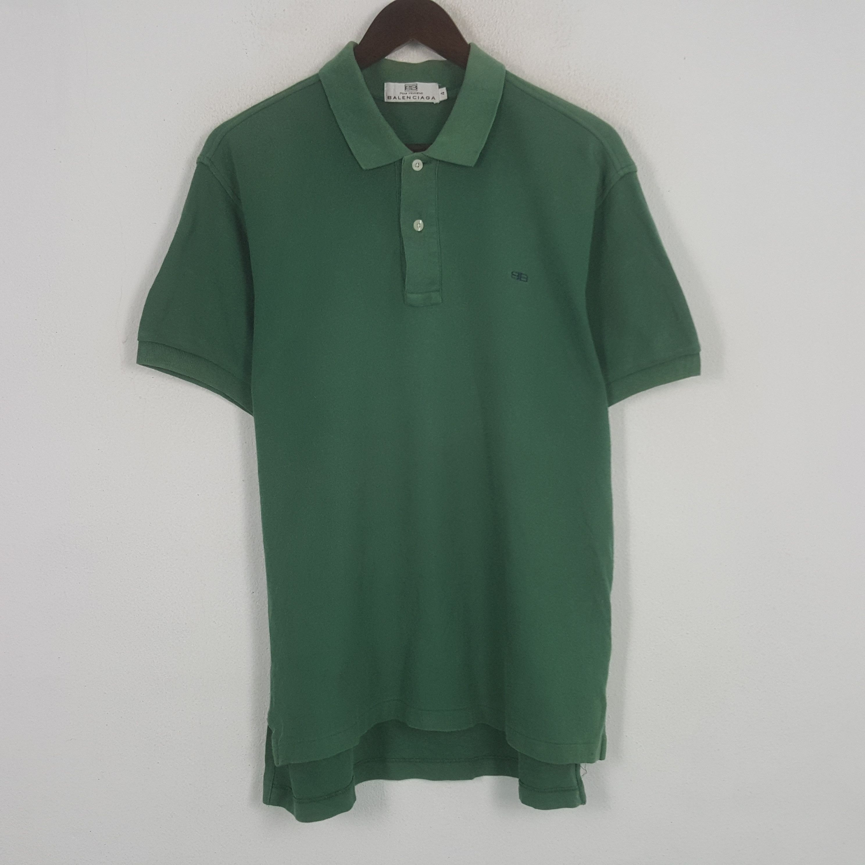 Balenciaga × Vintage Vintage Balenciaga Polos Shirt Size US M / EU 48-50 / 2 - 1 Thumbnail