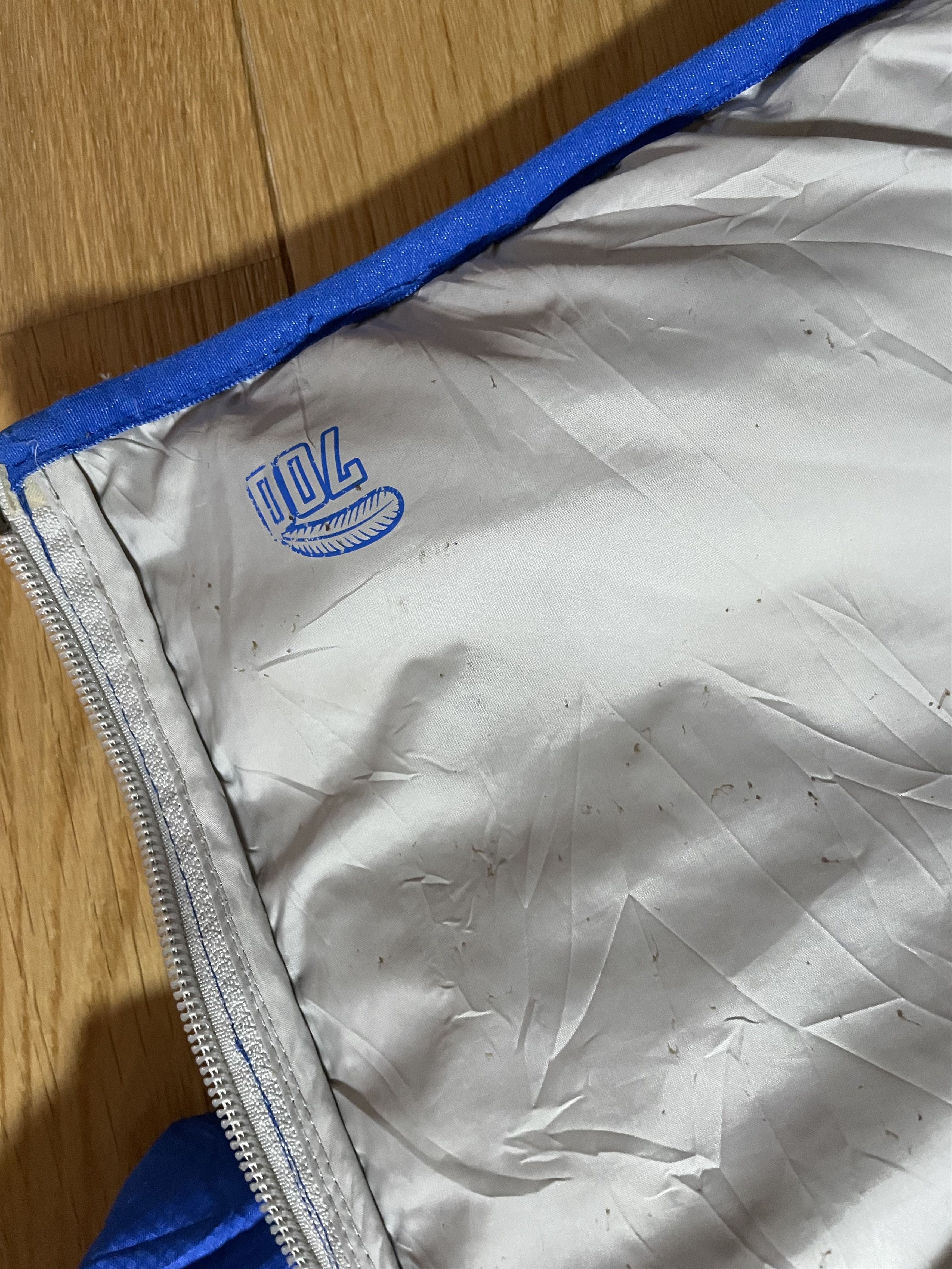 Nike Nike Blue Puffer Jacket with Hood Size US L / EU 52-54 / 3 - 8 Thumbnail