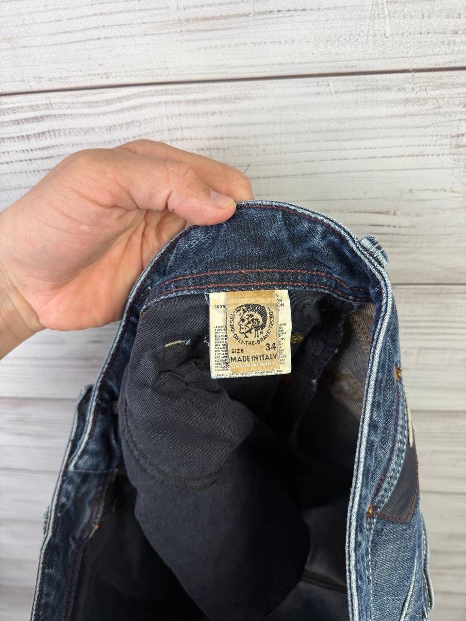 Diesel 🔥Vintage Diesel Jeans Faded Washed Avant Garde Flared Baggy🔥 Size US 34 / EU 50 - 17 Thumbnail