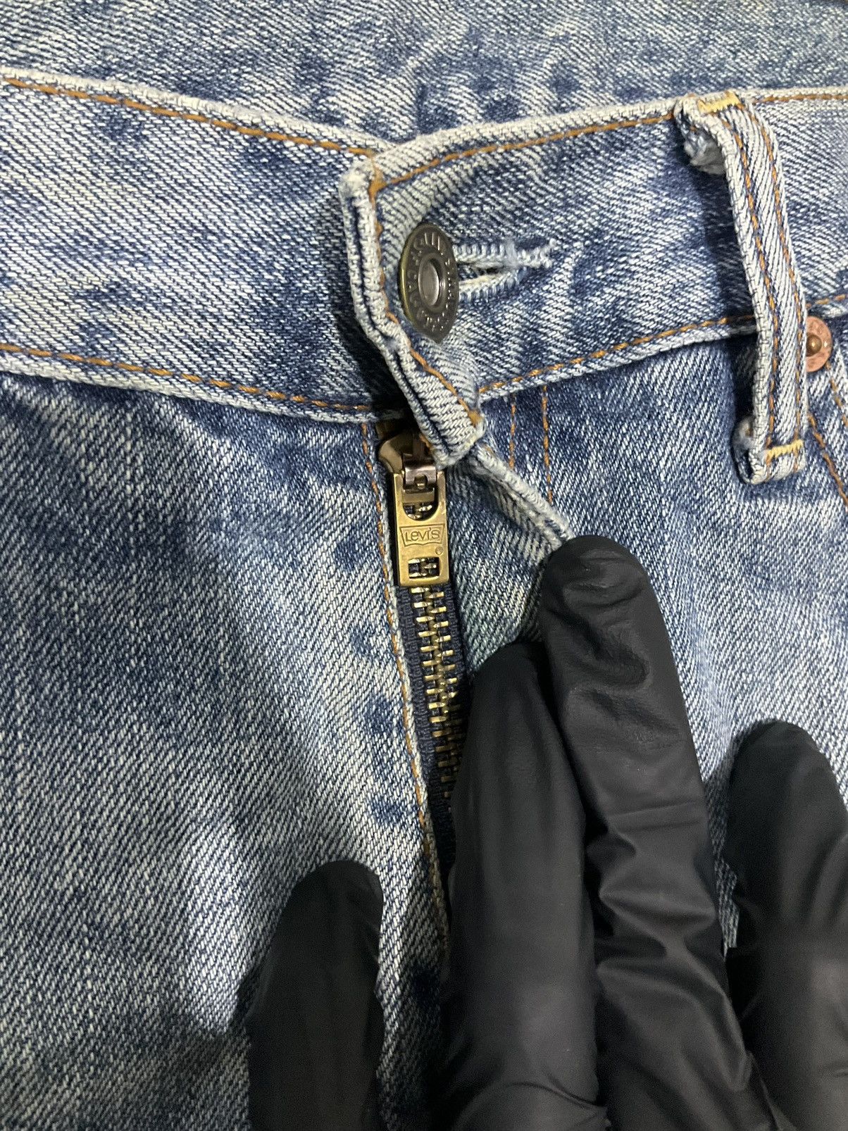 Levi's × Levi's Vintage Clothing × Vintage Vintage Levis 503 Distressed Jeans 359 Size US 31 - 7 Thumbnail