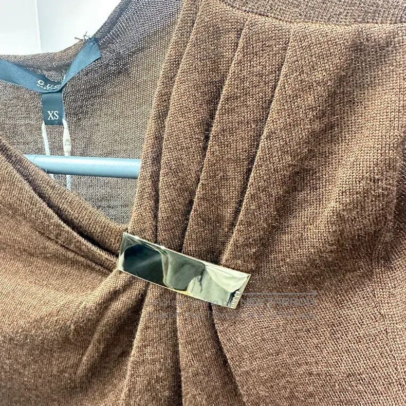 Gucci Gucci Slanted collar wool silk blend sweater Size XS / US 0-2 / IT 36-38 - 4 Thumbnail
