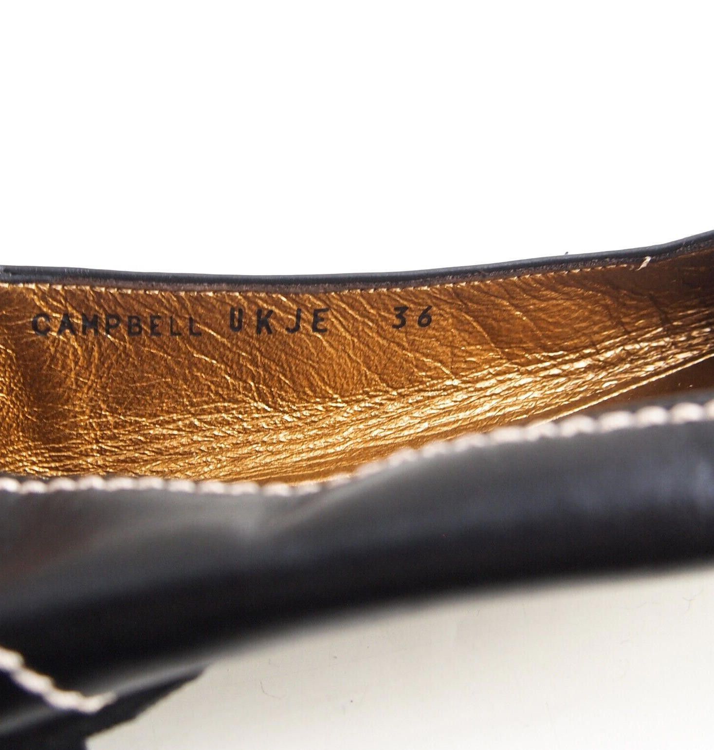 Bally Bally Campbell Flats Black Leather Womens EU 36 US 5.5 $520 Size US 5.5 / IT 35.5 - 6 Thumbnail