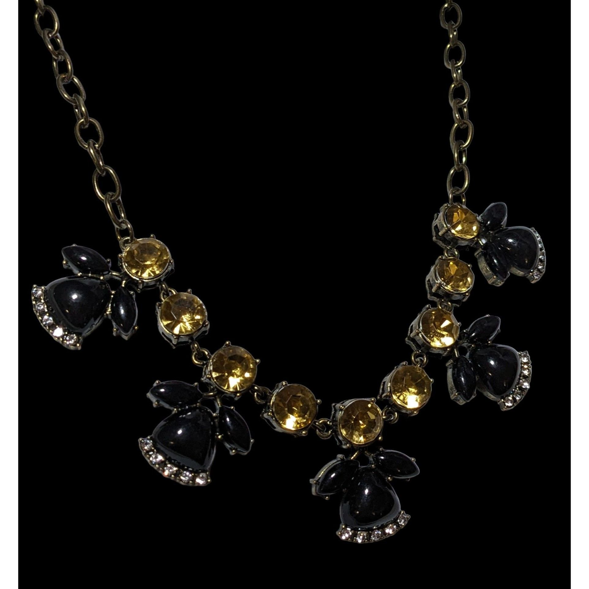 Other Retro Glam Gem Studded Statement Necklace Size ONE SIZE - 3 Thumbnail