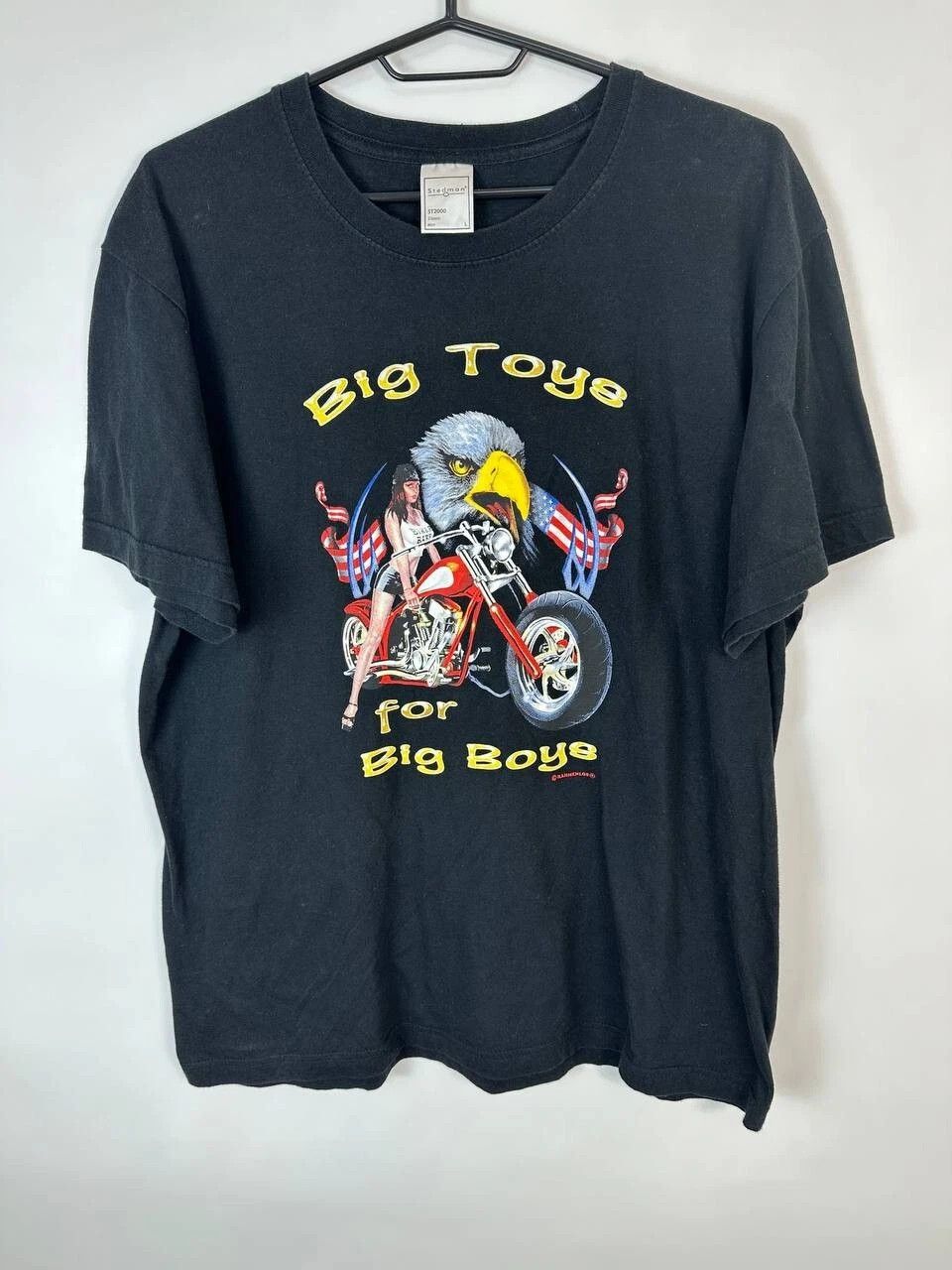 Other Vintage T-shirt Art Harley Davidson Big Toys for big boys L Size US L / EU 52-54 / 3 - 1 Thumbnail