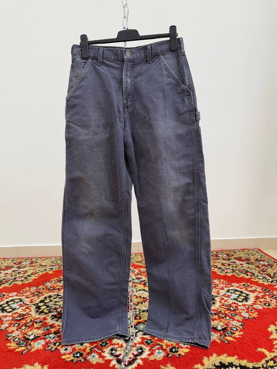 Carhartt Vintage Streetwear 90s Carhartt Double Knee Denim Pants Size US 32 / EU 48 - 8 Thumbnail