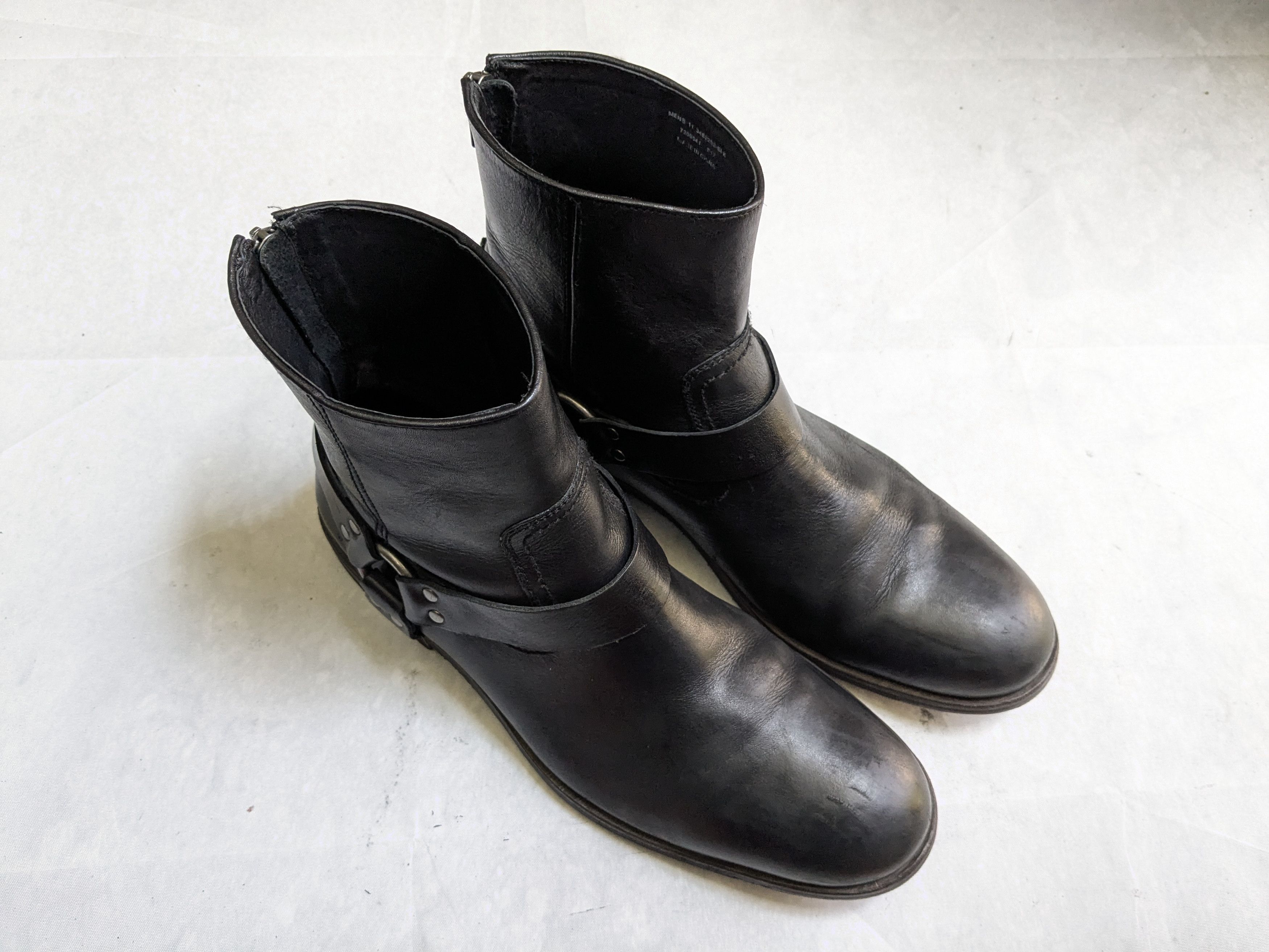 Frye Frye Harness Boots Black Leather 11 Buckle Size US 11 / EU 44 - 2 Thumbnail