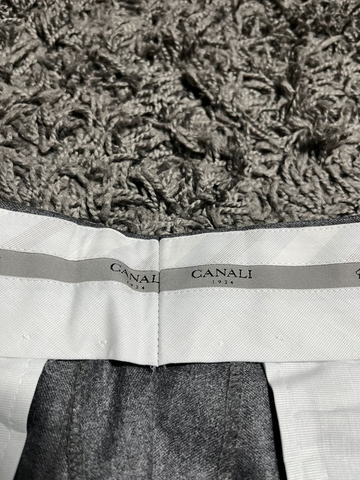 Canali CANALI WOOL TROUSERS 100% LANA WOOL STRETCH SIZE 34 EU / 50R Size 50R - 5 Thumbnail