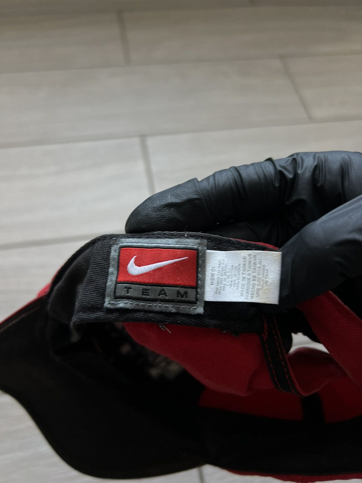 NBA Chicago Bulls Nike Hat Red Cap Vintage Y2K Size ONE SIZE - 6 Thumbnail