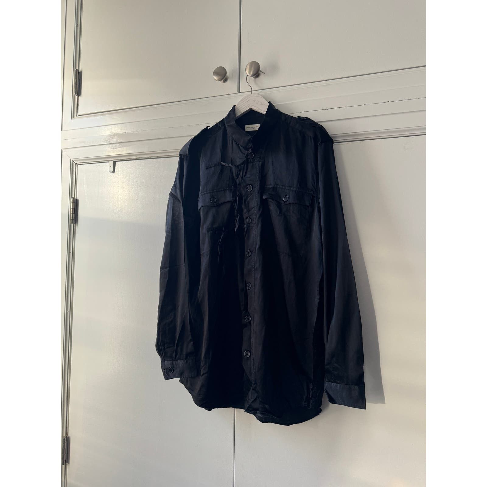 Dries Van Noten Silk Ribbon Shirt Size US XL / EU 56 / 4 - 1 Thumbnail