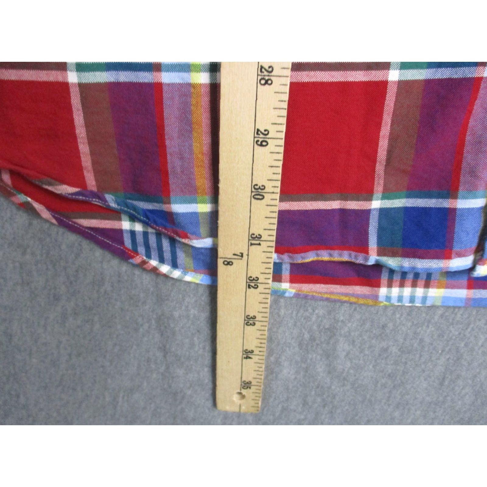 Ralph Lauren Ralph Lauren Shirt Mens XL Red Plaid Classic Fit Button Down Long Sleeve Madras Size US XL / EU 56 / 4 - 4 Thumbnail