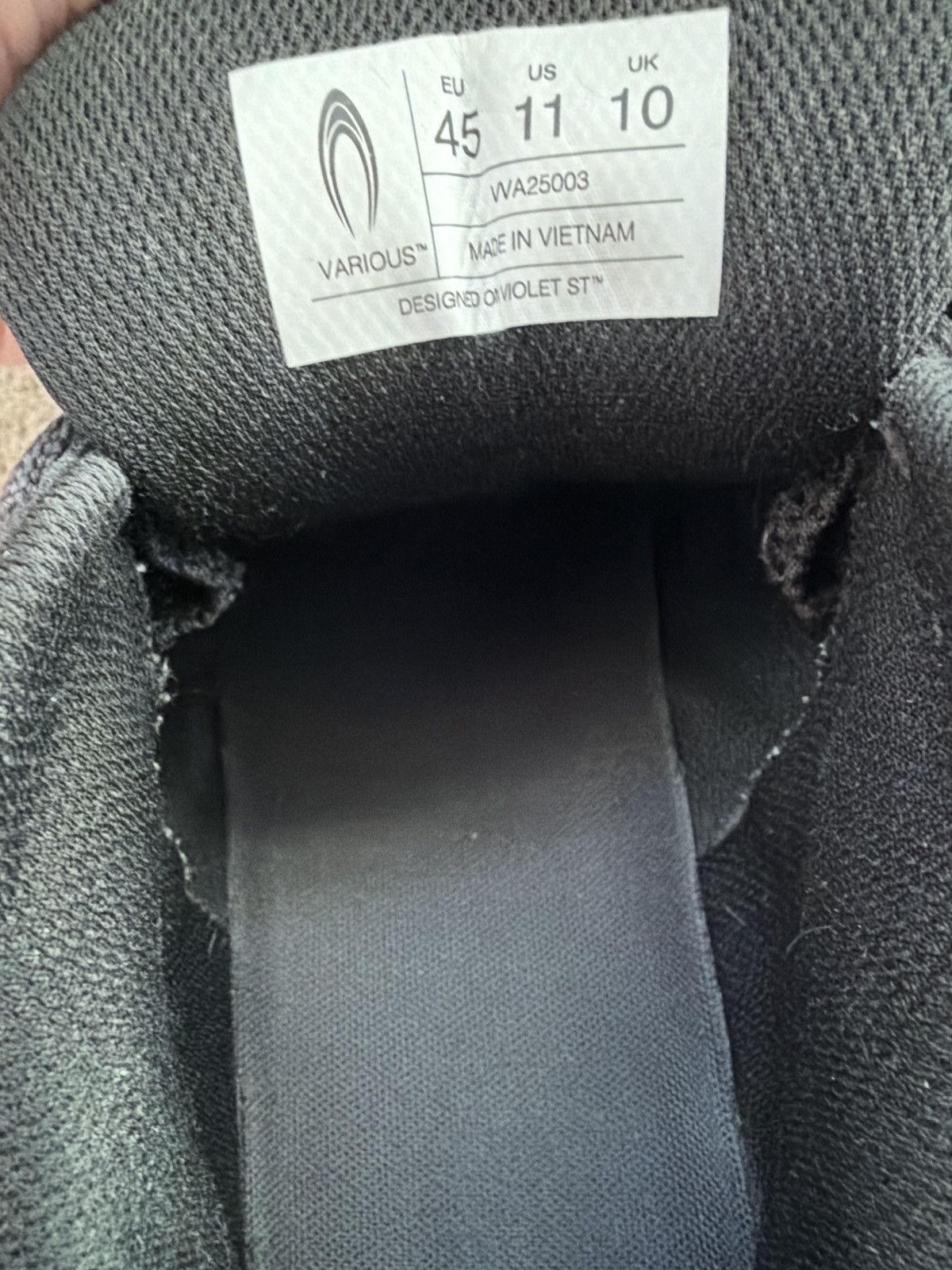 Other Zero Phantom” Sneakers – US Size 11 – Black Size US 11 / EU 44 - 6 Thumbnail