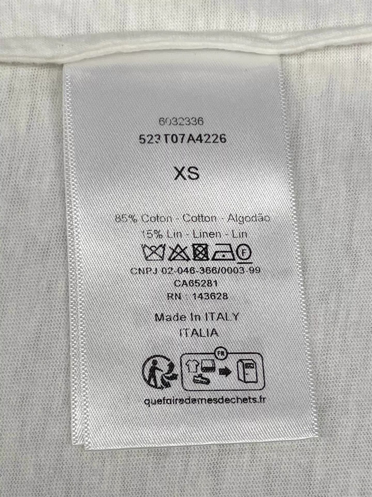 Dior DIOR Classic Linen Tennis Print Short Sleeve Size XS / US 0-2 / IT 36-38 - 6 Thumbnail