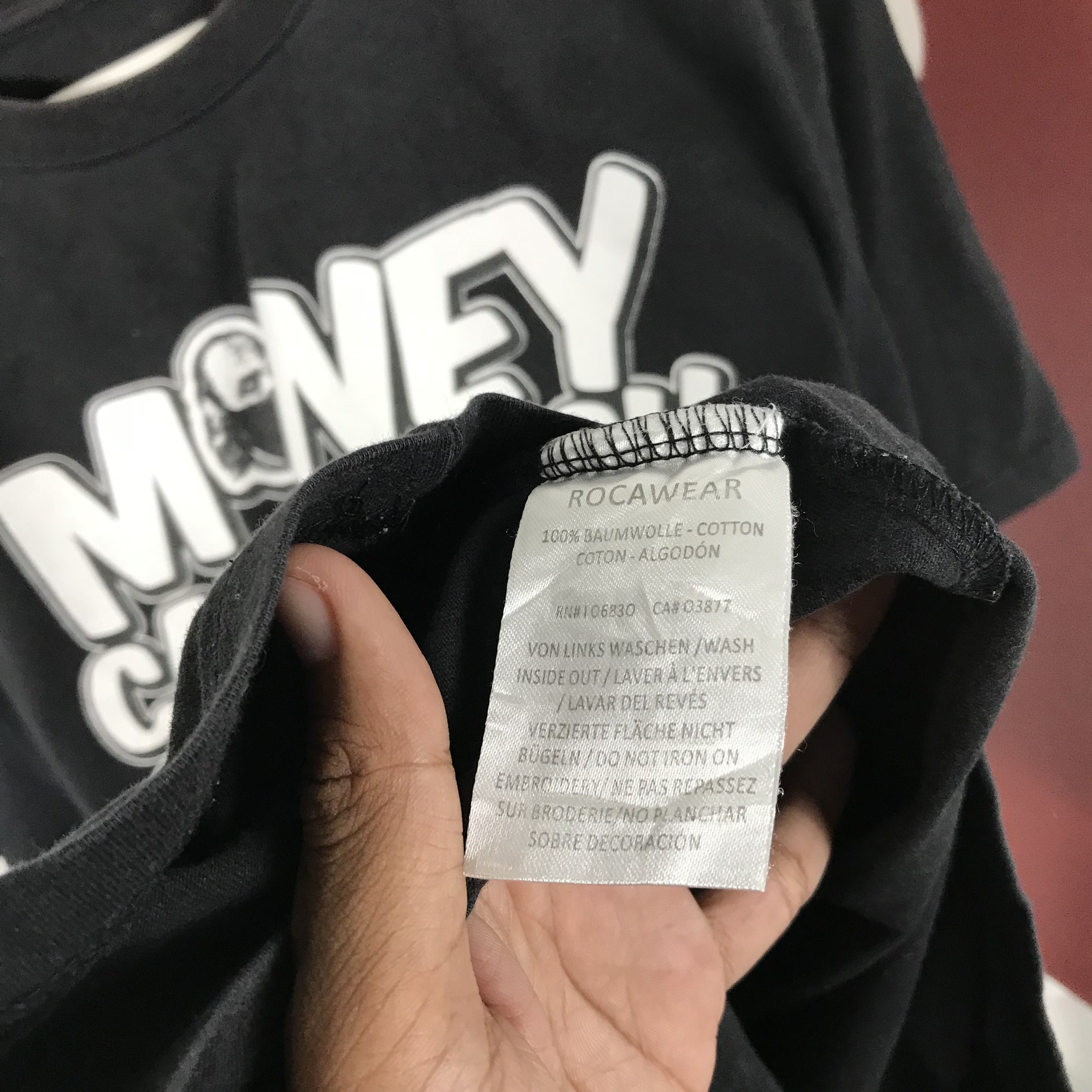 Rocawear Vintage Rocawear BENJAMIN ALL MONEY CASH Phototee Streetwear Size US XL / EU 56 / 4 - 5 Thumbnail