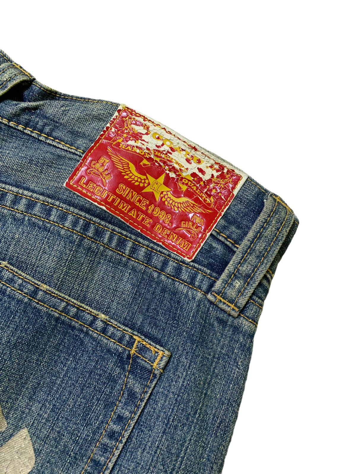 Japanese Brand × Vintage Vintage COCOLULU Big Logo Distressed Acid Wash Denim Size US 32 / EU 48 - 15 Thumbnail