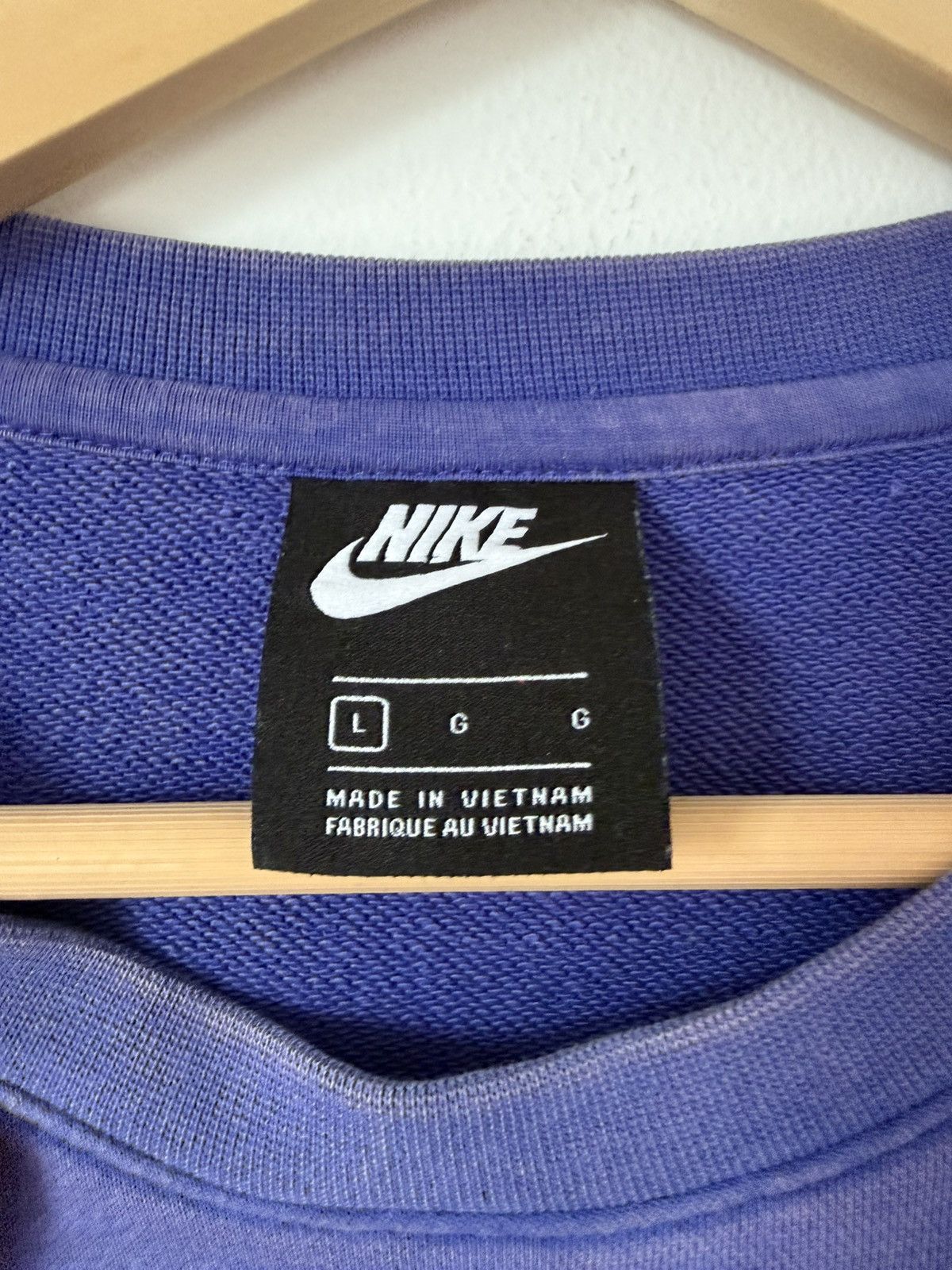 Nike Nike Sportswear Retro Graphic Crewneck Sweatshirt Purple L Size US L / EU 52-54 / 3 - 4 Thumbnail