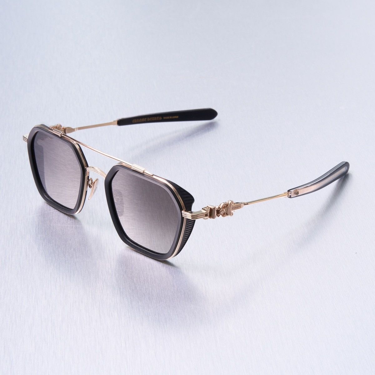 Chrome Hearts CHROME HEARTS HOTATION MBK/GP MATTE BLACK PLASTIC SUNGLASSES Size ONE SIZE - 2 Thumbnail