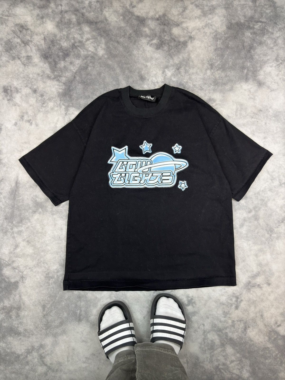 Japanese Brand The low lights studios t shirt Streetwear Oversize graphic Size US M / EU 48-50 / 2 - 1 Thumbnail