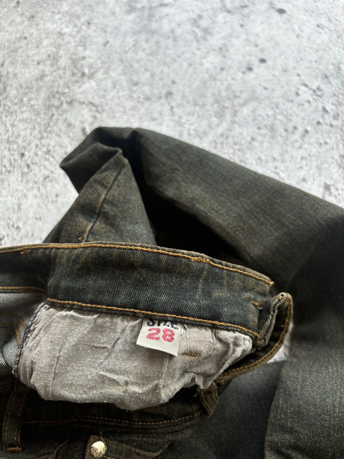 Tornado Mart 2000's Flare Haphazird Bootcut tornado style pants Size 27" / US 4 / IT 40 - 9 Thumbnail