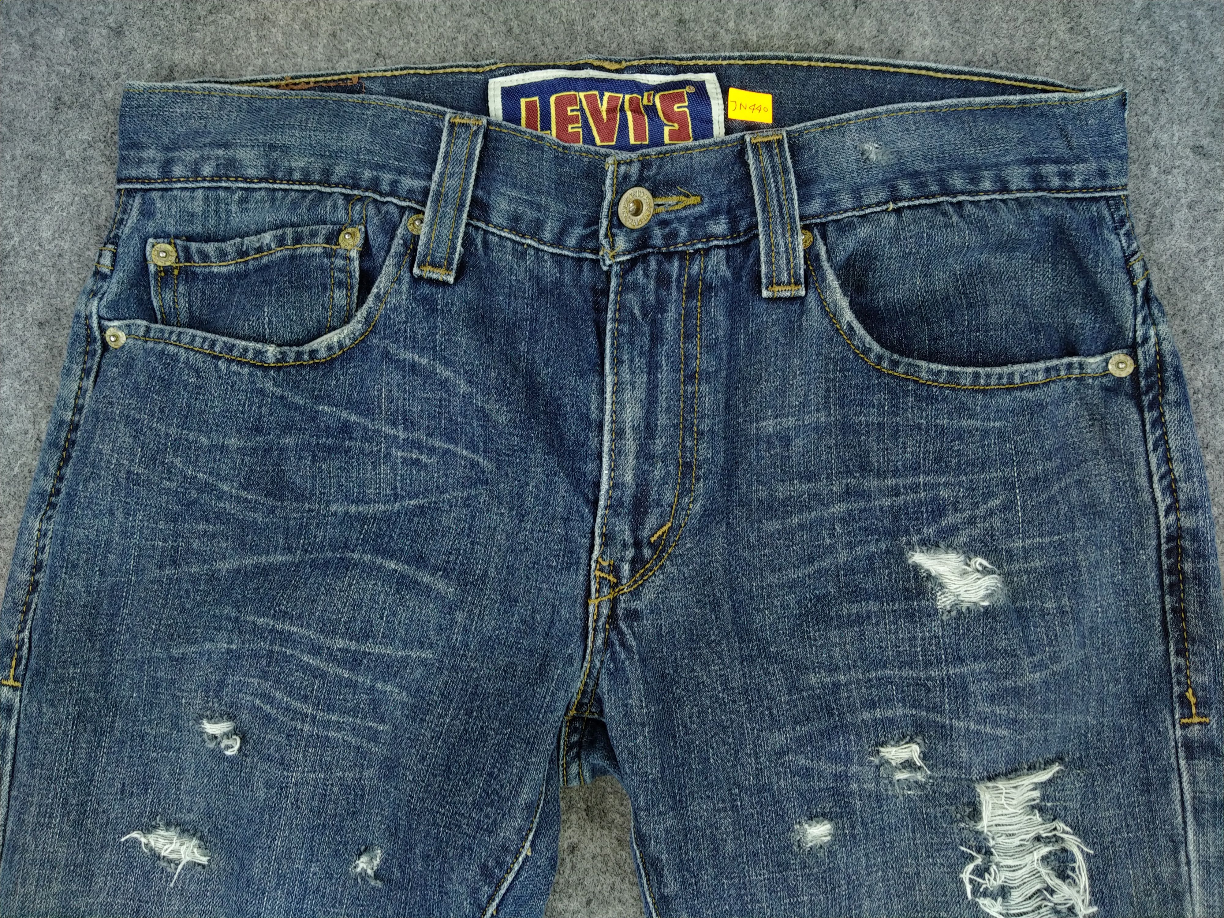 Levi's Skinny Ripped Vintage Levi's 511 Denim 33x30 -JN440 Size US 33 - 3 Thumbnail