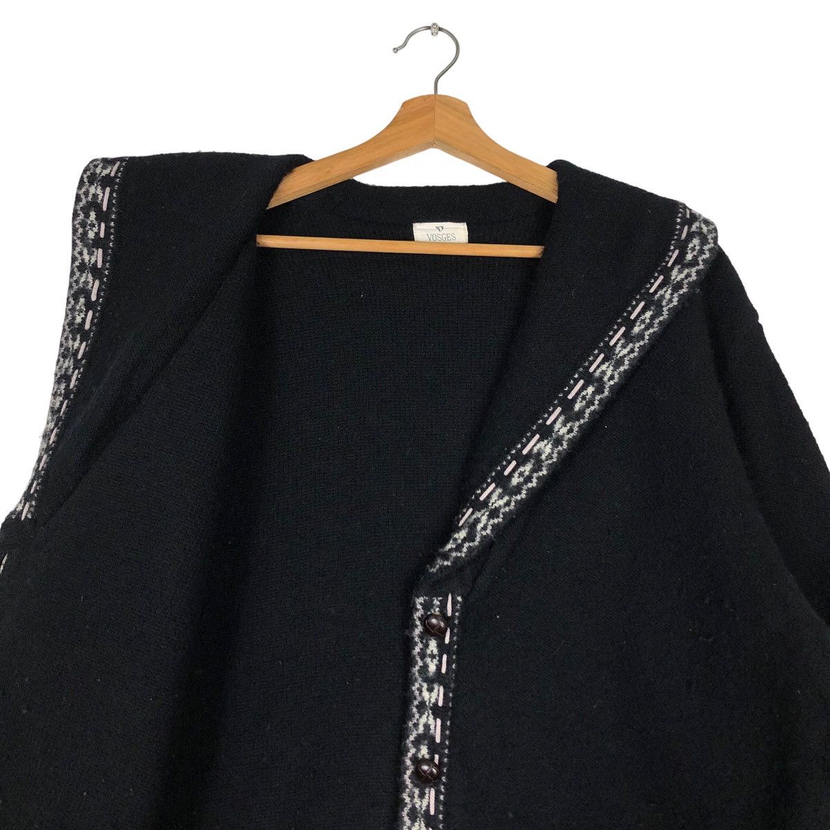 Japanese Brand Vintage Wool Jacket Vasges Japan Issey Miyake Double Collar Size US M / EU 48-50 / 2 - 10 Thumbnail