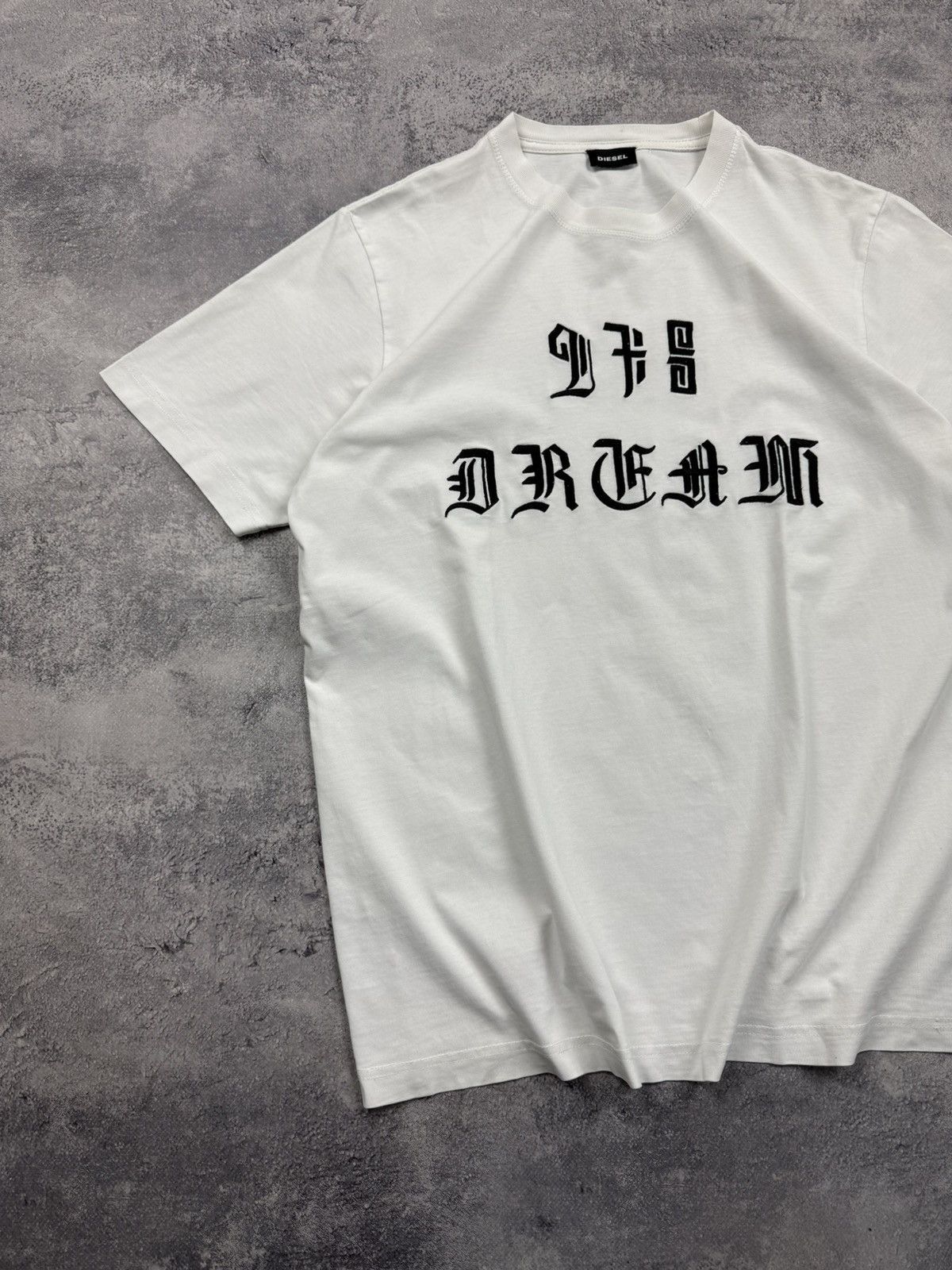 Diesel Vintage Diesel Big Logo T-Shirt White Tee Streetwear Hype Size US M / EU 48-50 / 2 - 7 Thumbnail