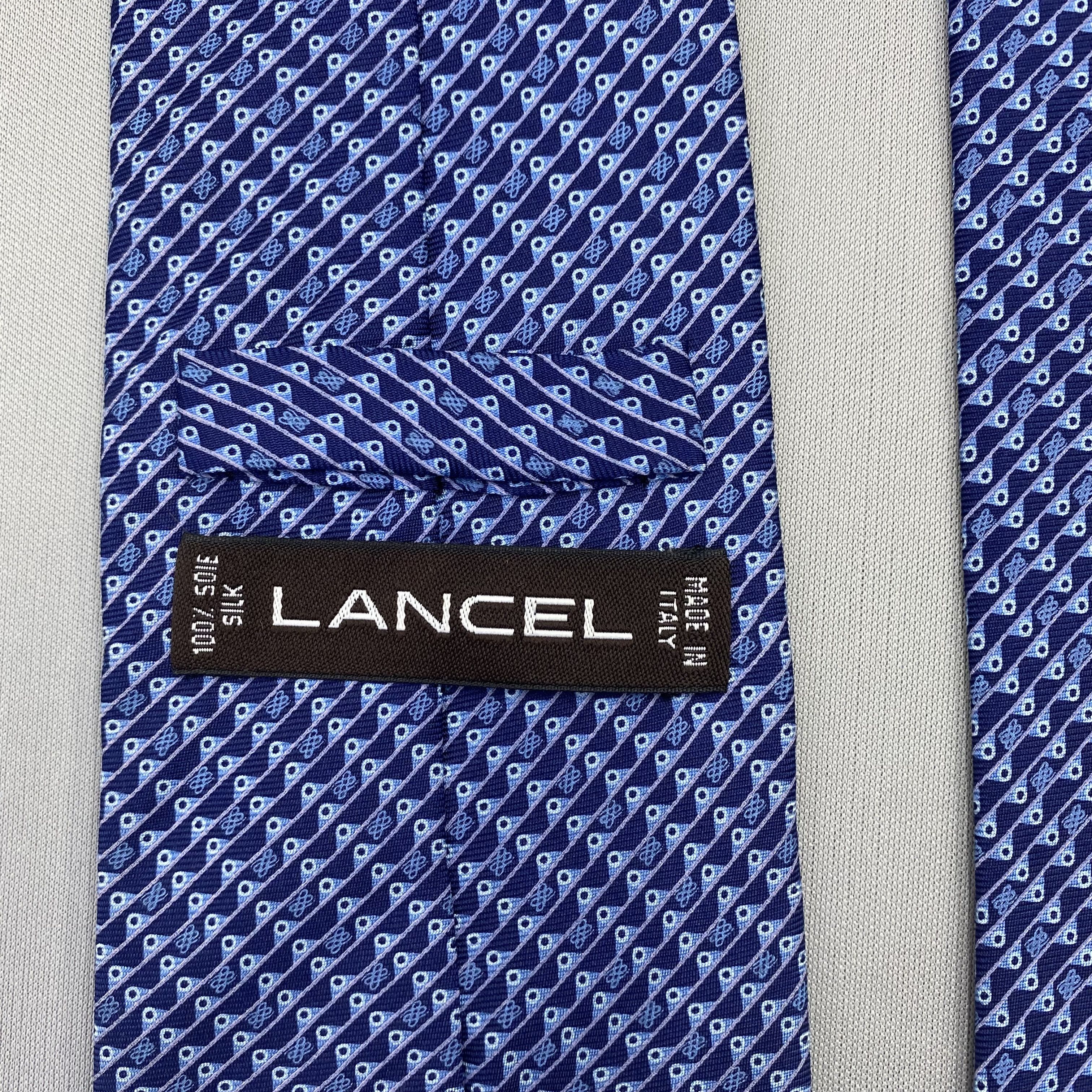 Lancel Vintage Lancel SILK Necktie Cravate Pure Silk Neck Tie Size ONE SIZE - 7 Thumbnail