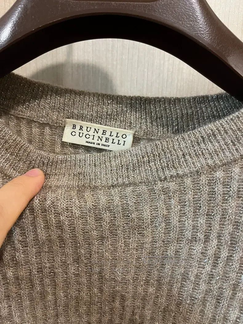 Brunello Cucinelli Brunello Cucinelli 23' mohair knit sweater Size S / US 4 / IT 40 - 4 Thumbnail