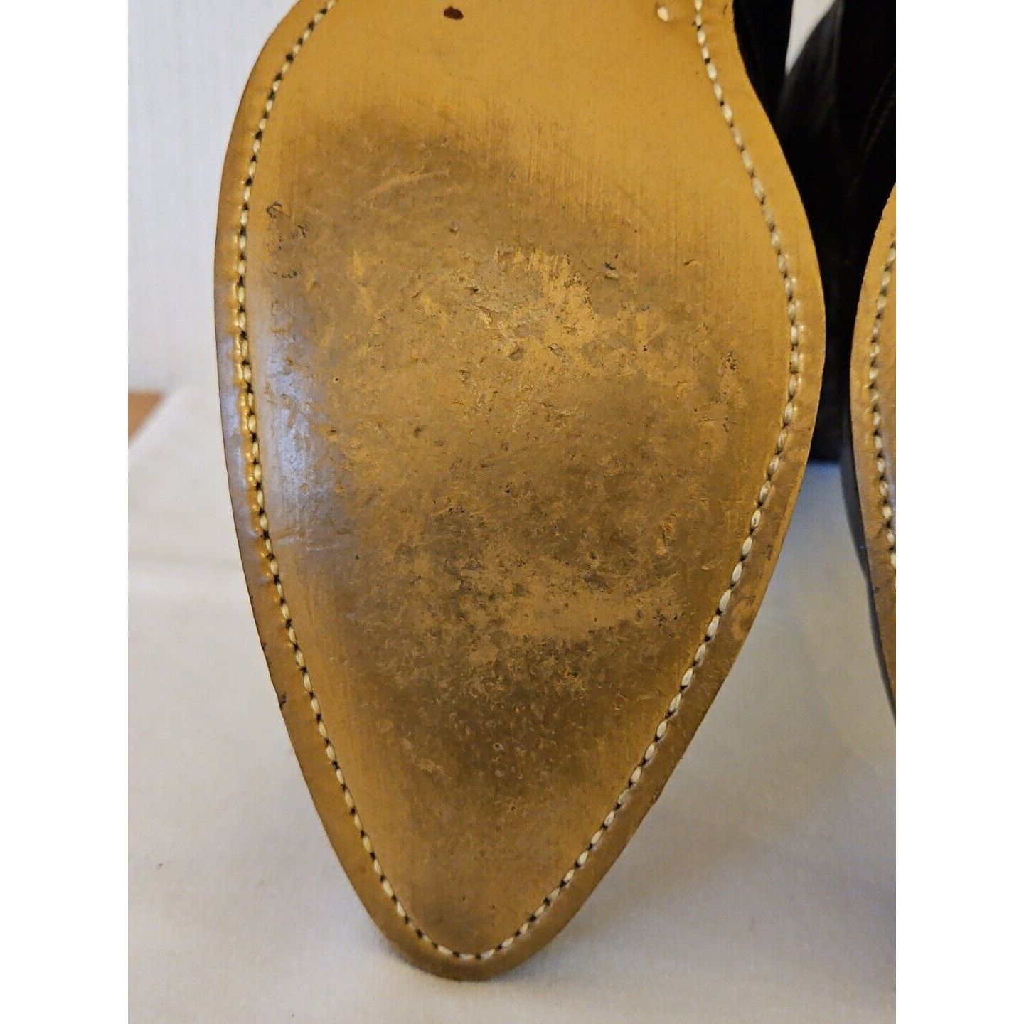 Hanover Hanover Western Boots Mens 9 D Brown Distressed Leather Cowb Size US 9 / EU 42 - 13 Thumbnail
