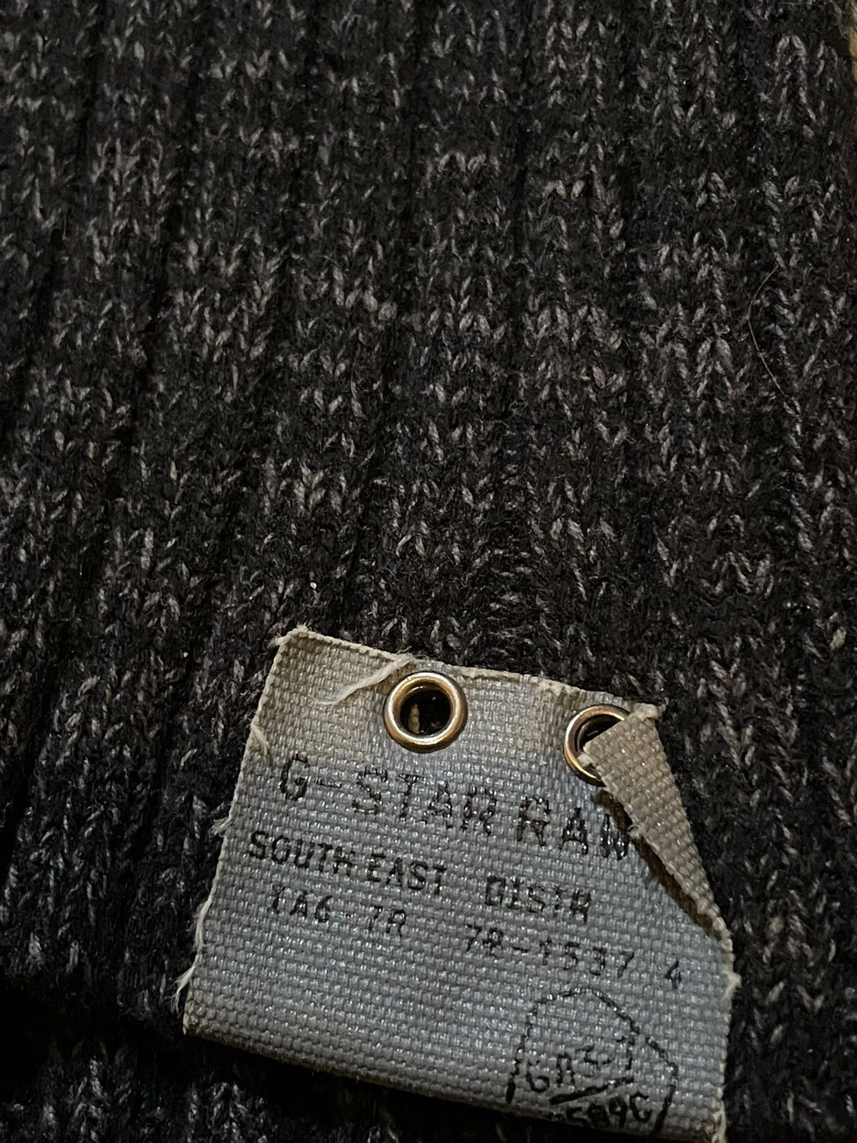 Hysteric Glamour G-Star RAW Wool Knit Sweater Big Back Logo Full Zip Size US M / EU 48-50 / 2 - 9 Thumbnail