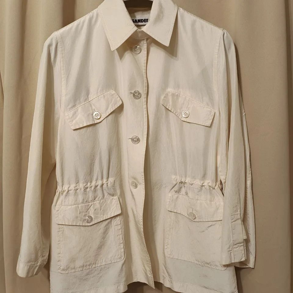 Jil Sander Jil Sander silk blazer Size S / US 4 / IT 40 - 3 Thumbnail