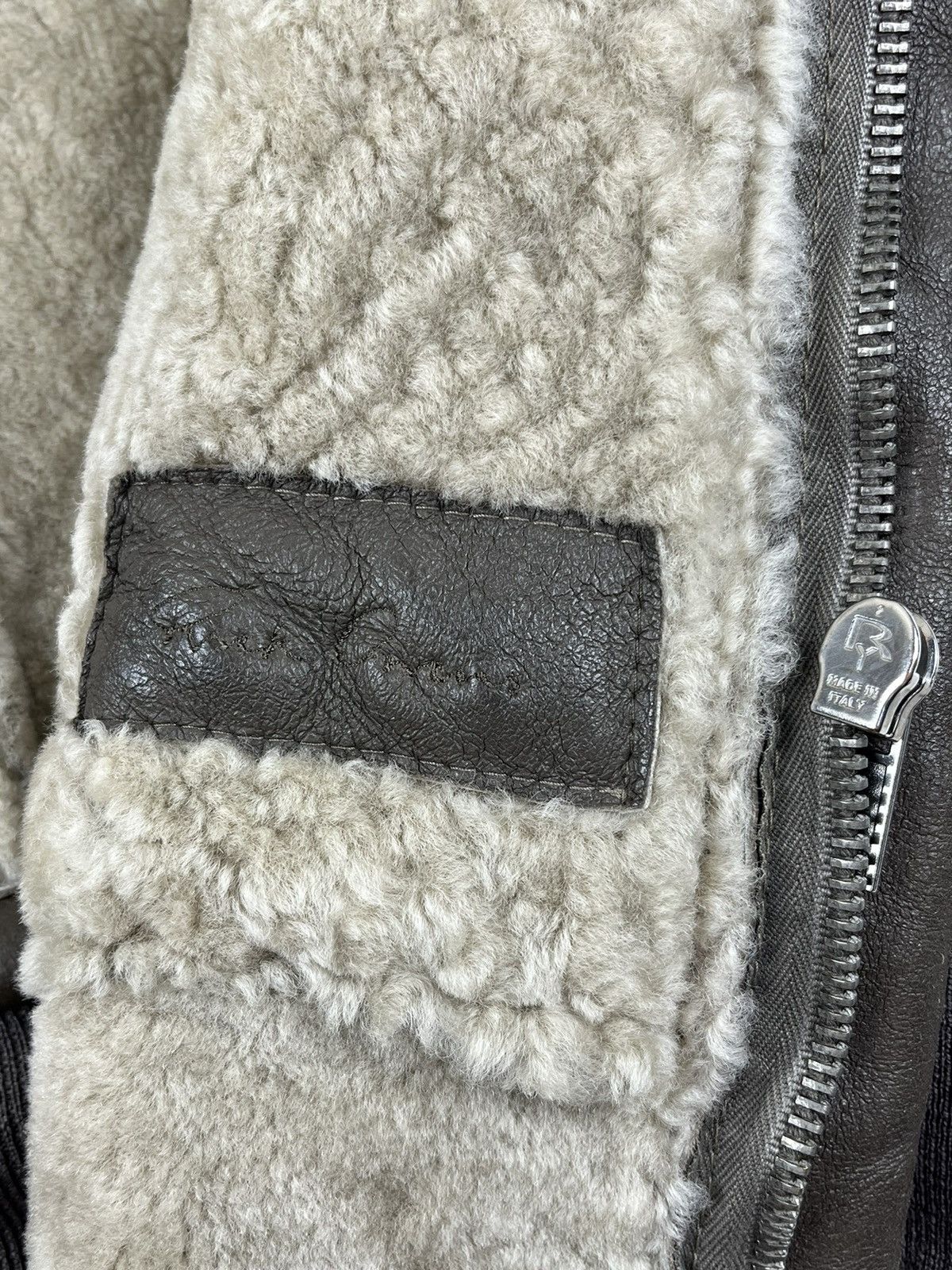 Rick Owens FW06 Rick Owens Dustulator Shearling Leather Jacket Size US S / EU 44-46 / 1 - 5 Thumbnail