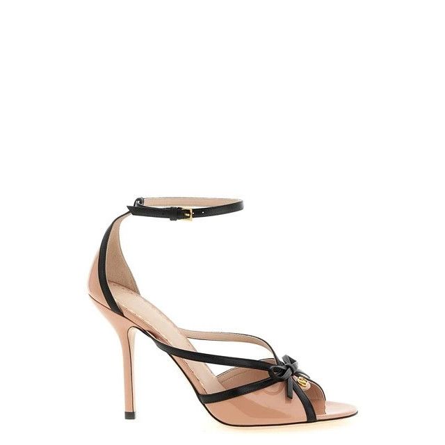 VALENTINO GARAVAN Bepointy Pink 100mm Sandals New & Authenti
