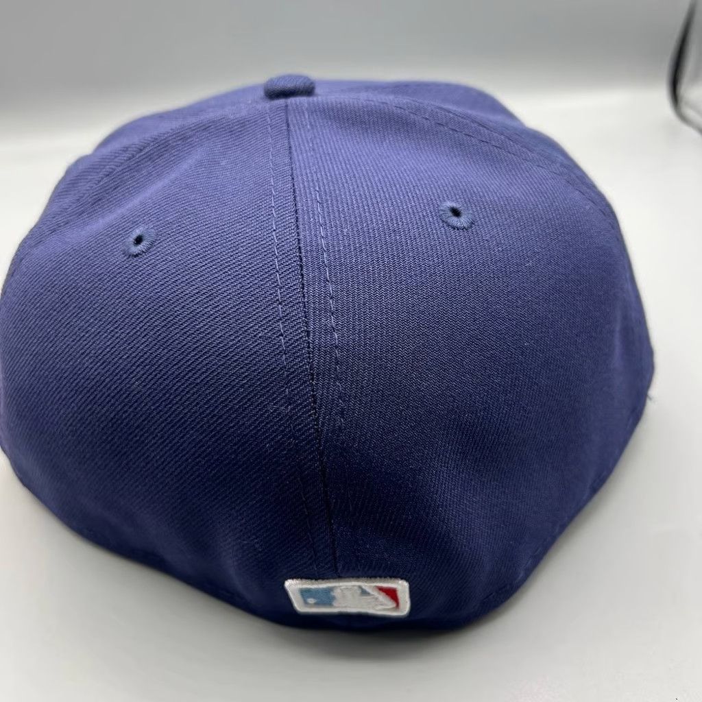 New Era Chicago Cubs Hat Men 7 5/8 Blue Wrigleyville Fitted Cap Size ONE SIZE - 4 Thumbnail
