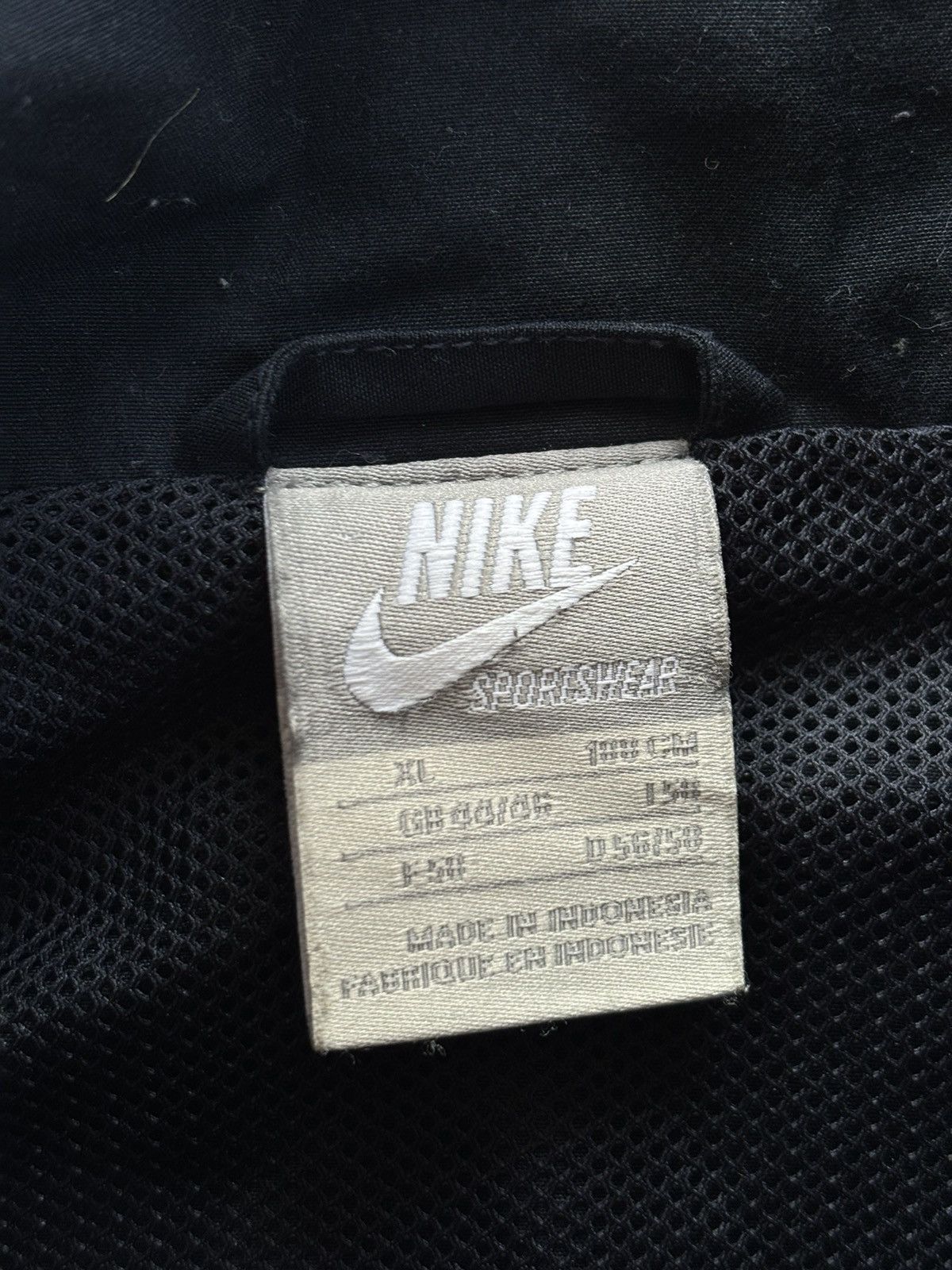Nike × Vintage 00s Nike Swoosh Vintage Y2K Nylon Oversized Retro Jacket Size US XL / EU 56 / 4 - 8 Thumbnail