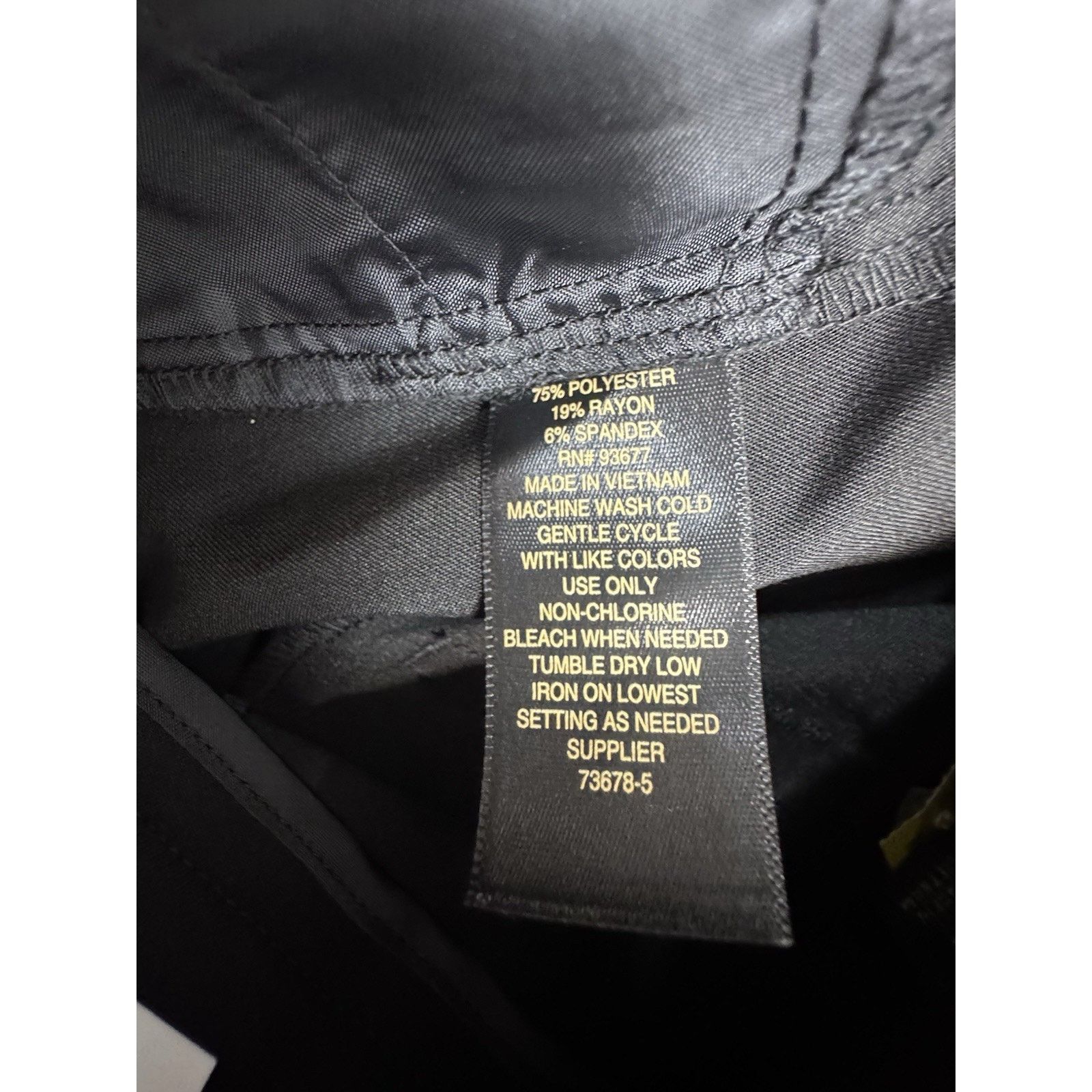 Worthington Worthington Woman Trouser Black 4S Business Relaxed New NWT Size 27" / US 4 / IT 40 - 9 Thumbnail